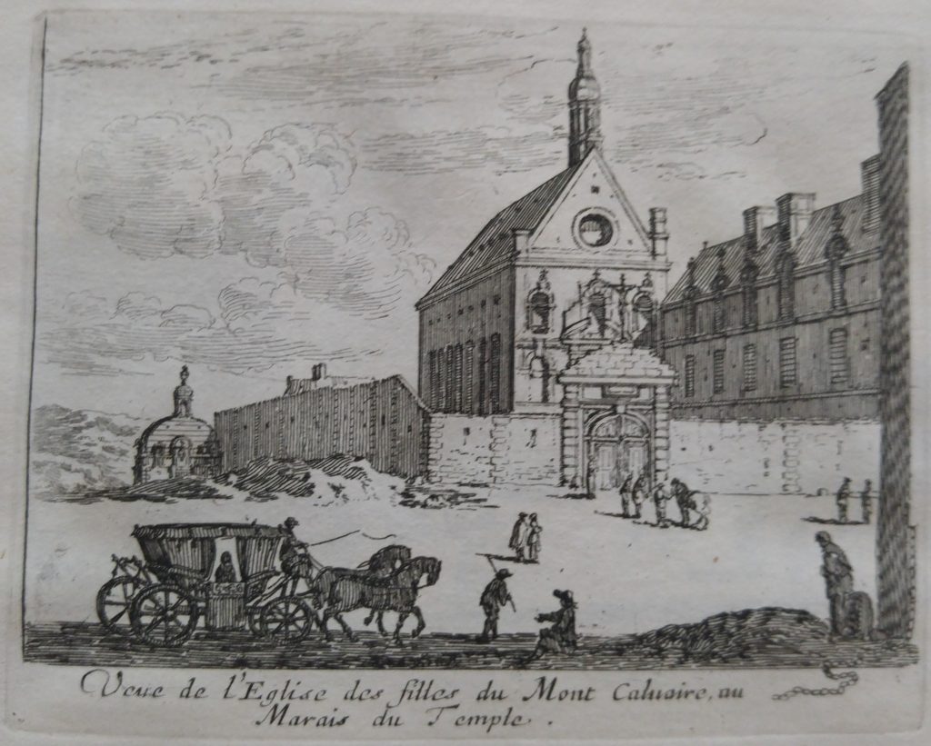 La chiesa delle Filles du Calvaire nel XVII secolo