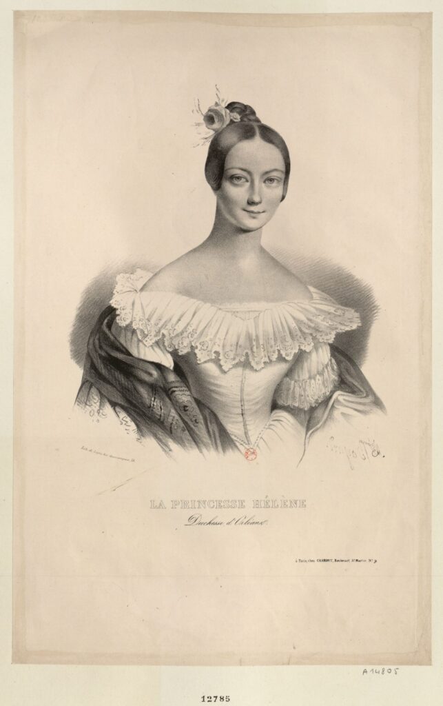 Hélène de Mecklembourg Bibliothèque nationale de France, Public domain, via Wikimedia Commons