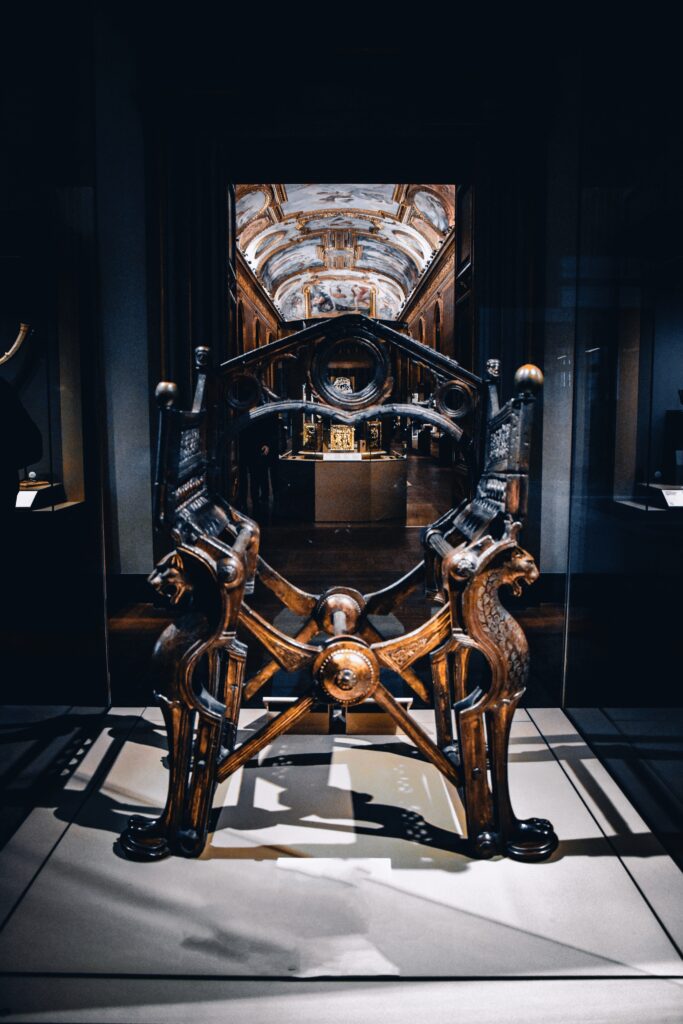 Trono di Dagoberto al museo BnF Richelieu